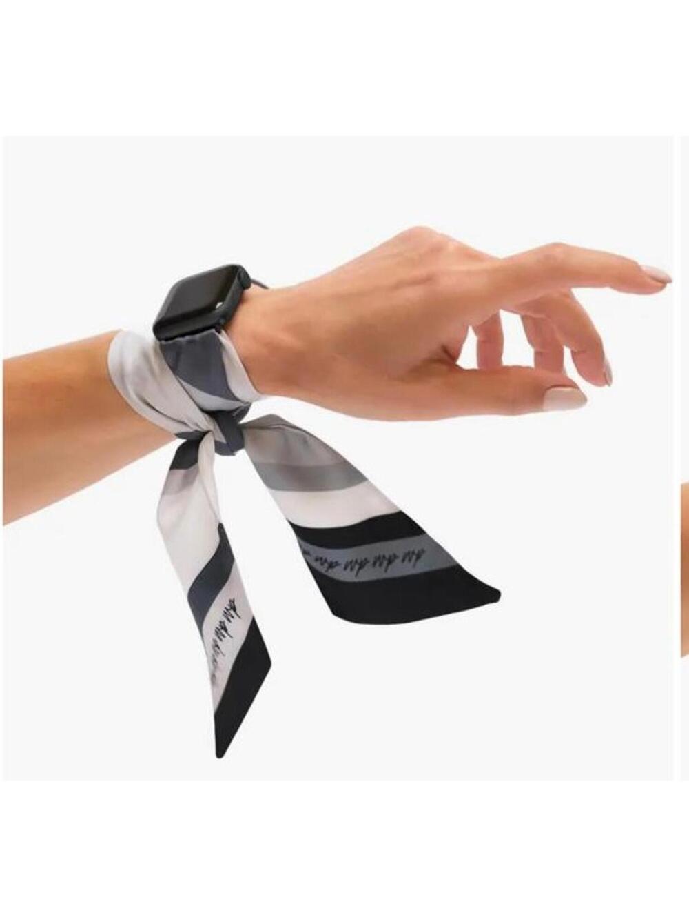 New In Box, Wristpop Apple Watch Scarf Band. Black Licorice